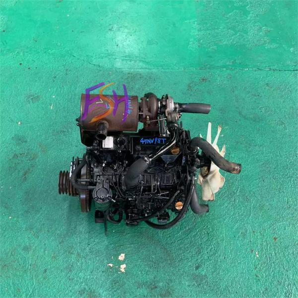 Motor diesel de segunda mano de larga duración y eficacia de 4 cilindros Yanmar 4TNV98T