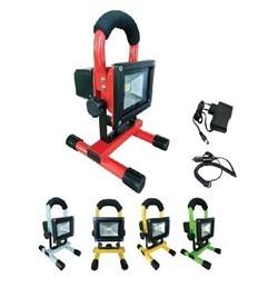 20w battery powered outdoor rechargeable led flood light