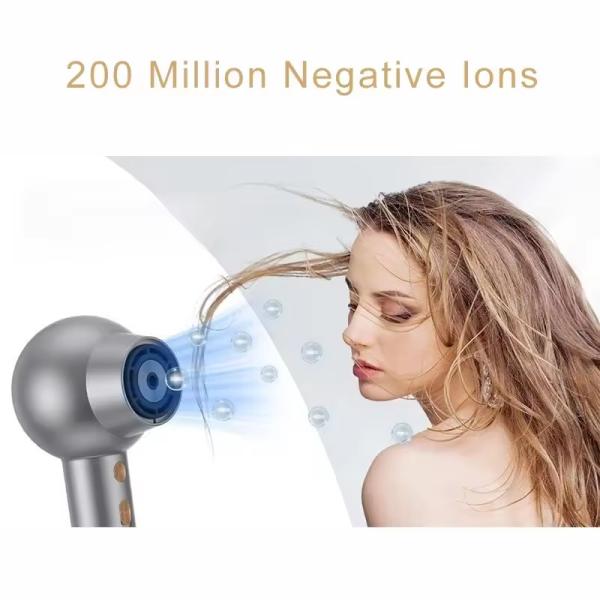 Portable Ionic Hair Dryer Adjustable Temperature Smart For Home Dormitory