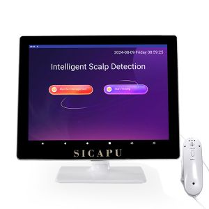 Wholesale Portable 15 Inch HD Touch Screen Hair Scanner, Salon Clinic Scalp Hair Follicle Detection Machine, Bulk Supply Hair Health Test Analyzer for Beauty Suppliers