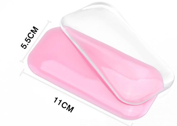 110*52mm Pink Silicone Lash Palette Holder Eyelash Extension Accessories