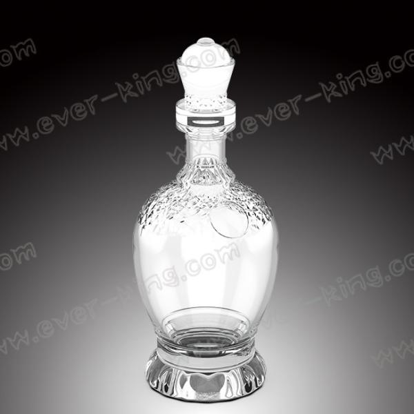 Тяжелое основание роскошное 1500g бутылки 1 ликера литра стеклянные