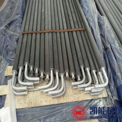 Carbon Steel Pin Tube Boiler Parts / H Spiral Fin Tubes Multi Size Available