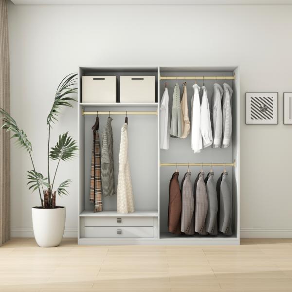 Armário de quarto moderno Armário de quarto minimalista Custom Armário de quarto Armário de móveis de quarto