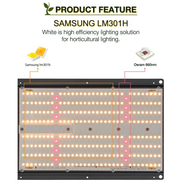 Темно-красное садоводство доски 660nm SAMSUNG 120W LM301B Кванта растет света