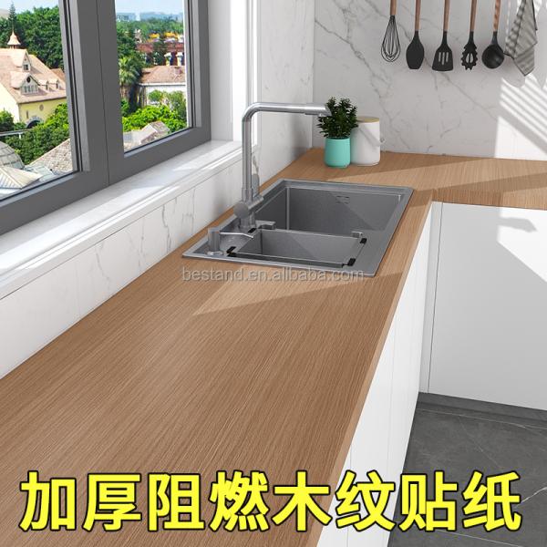 Wood Grain PVC Lamination Film for Furniture Wall Floor Protection 122cm Width * 50m