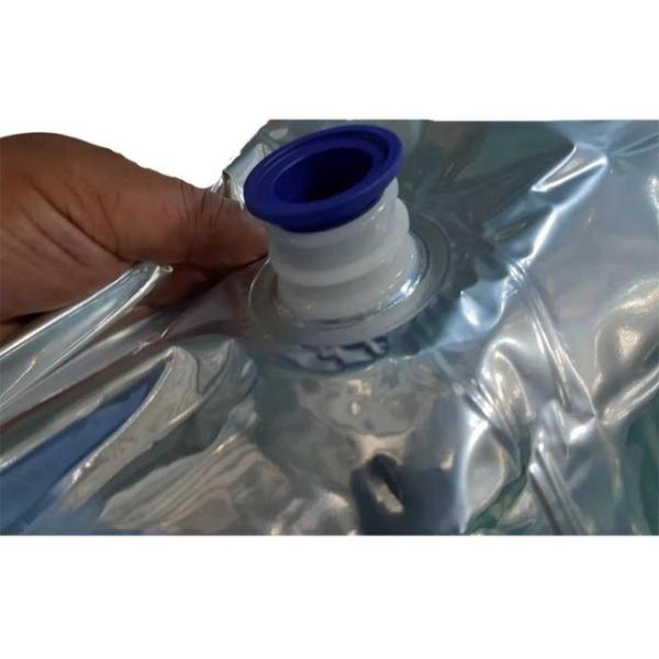 Leakproof Heat Seal Rectangular 220L Aseptic Bag In Drum With 1 Elpo Valve Nozzle