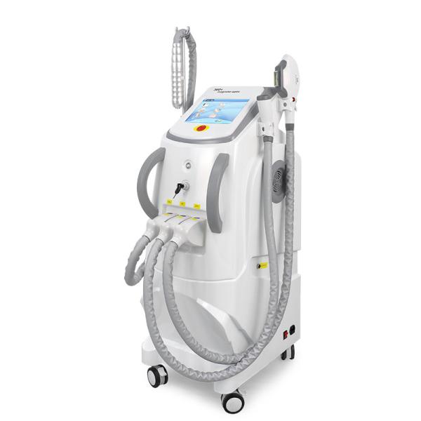 Multifunction Beauty Machine 3 In 1 Elight Ipl Opt Hair Removal And Nd Yag Carbon Peeling Tattoo Removal Machine Whitening