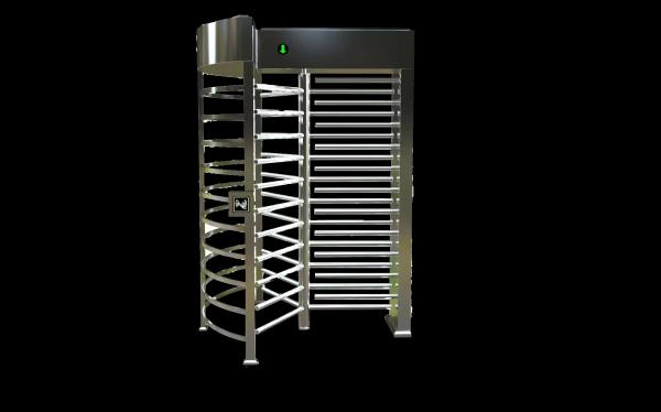 35-50people/min Gym Access Control System , Stainless Steel Fingerprint Turnstile