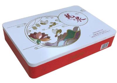 Le stockage favorable à l'environnement de Mooncake étame le logo imprimé avec le petit pain dans le fond