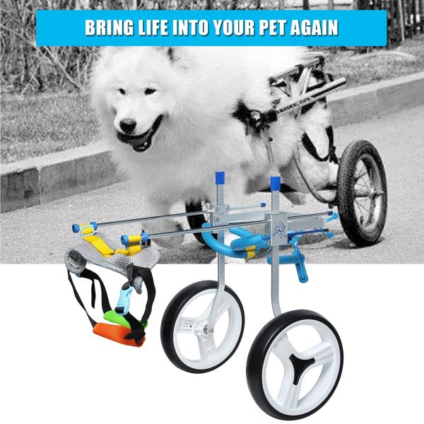 16-20.5'' Disabled Dog Hind Leg Wheelchair Small Doggie Wheelchair