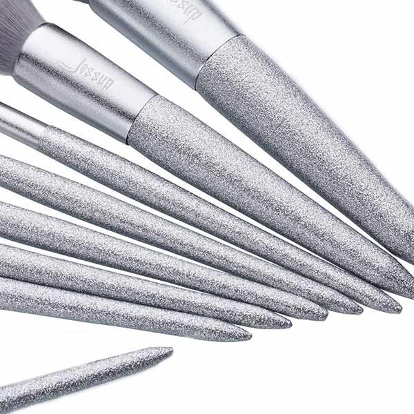 Jessup 8pcs Basic Makeup Brushes Set Faux Squirrel Hair