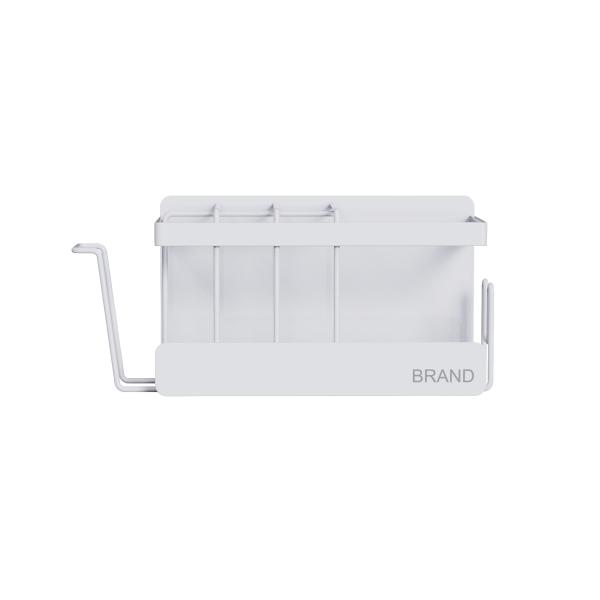 No Drilling Household Magnetic Attraction Shower Rack With Towel Holder Bathroom Organizer Wall Mounted Toothbrush Holder
