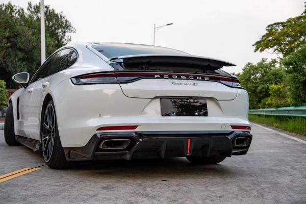 For Porsche Panamera Carbon Fiber Body Kit Panamera Carbon Fiber Front Lip Diffuser Spoiler Side Skirt