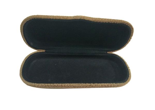 Slim Plush Embroidery Hard Durable Optical Glasses Case Reading Eyeglasses Box