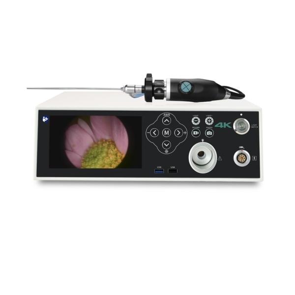 Système de caméra d'endoscopie LED 100W 4K intégré à la source lumineuse pour le laparoscope