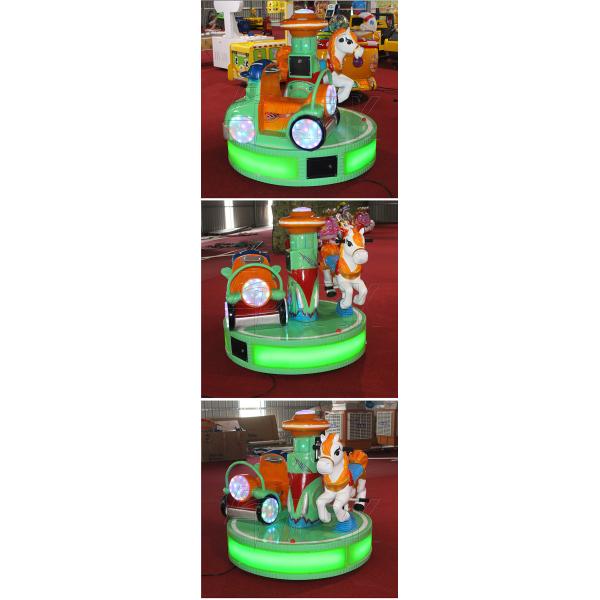 Electric Mini Train Kiddy Ride Machine 2 Players For Amusement Park