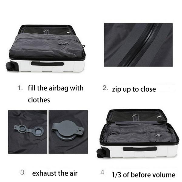 Патент ABS коробки для тележек с встроенным герметичной сумкой могут хранить больше путевых принадлежностей Вакуумное сжатие