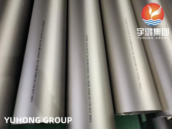 ASME SB514 Incoloy 800H Tubos de solda de ligas de níquel-ferro-cromo de aço para serviço corrosivo geral
