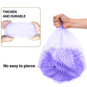 Bathroom Trash Bags, Office Wastebasket Liners Garbage Bags for Restroom, Home Bin,Gallon Garbage Can Liners,Heavy Duty