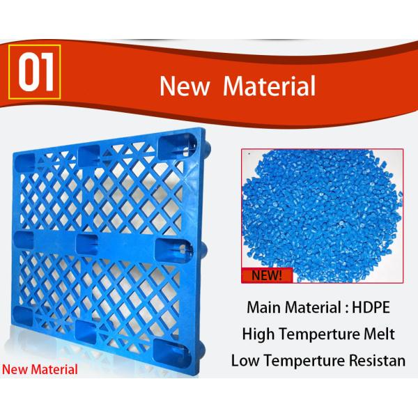Hdpe Nesting Warehouse Storage Shelves Blue Plastic Pallets Logistic Standard
