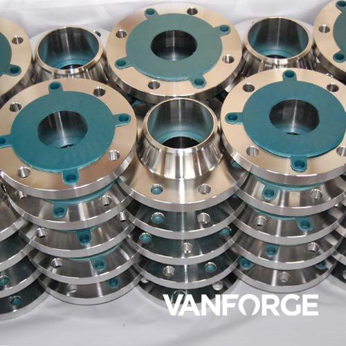 PN10 Forged Forged Stainless Steel Flanges , Flat Face Weld Neck Flange