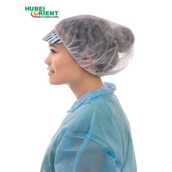 Non Woven Surgical Head Hair Cover Nonwoven Disposable Hair Cap Medical Peaked Cap Disposable Hat