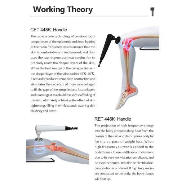 4 en 1 EMS máquina de onda de choque 448K máquina de terapia de vacío para dar forma al cuerpo