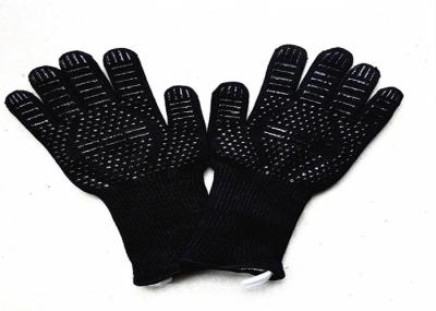 Insulated Barbecue Oven Heat Resistant Work Gloves Non Slip Customized Logo