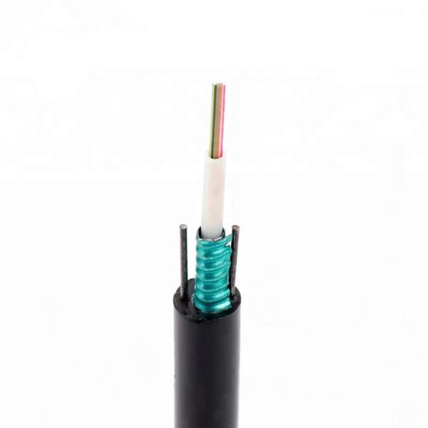 Acorazados ligeros unimodales materiales de Unitube de la base del cordón de remiendo de la fibra óptica del PE G652D 12