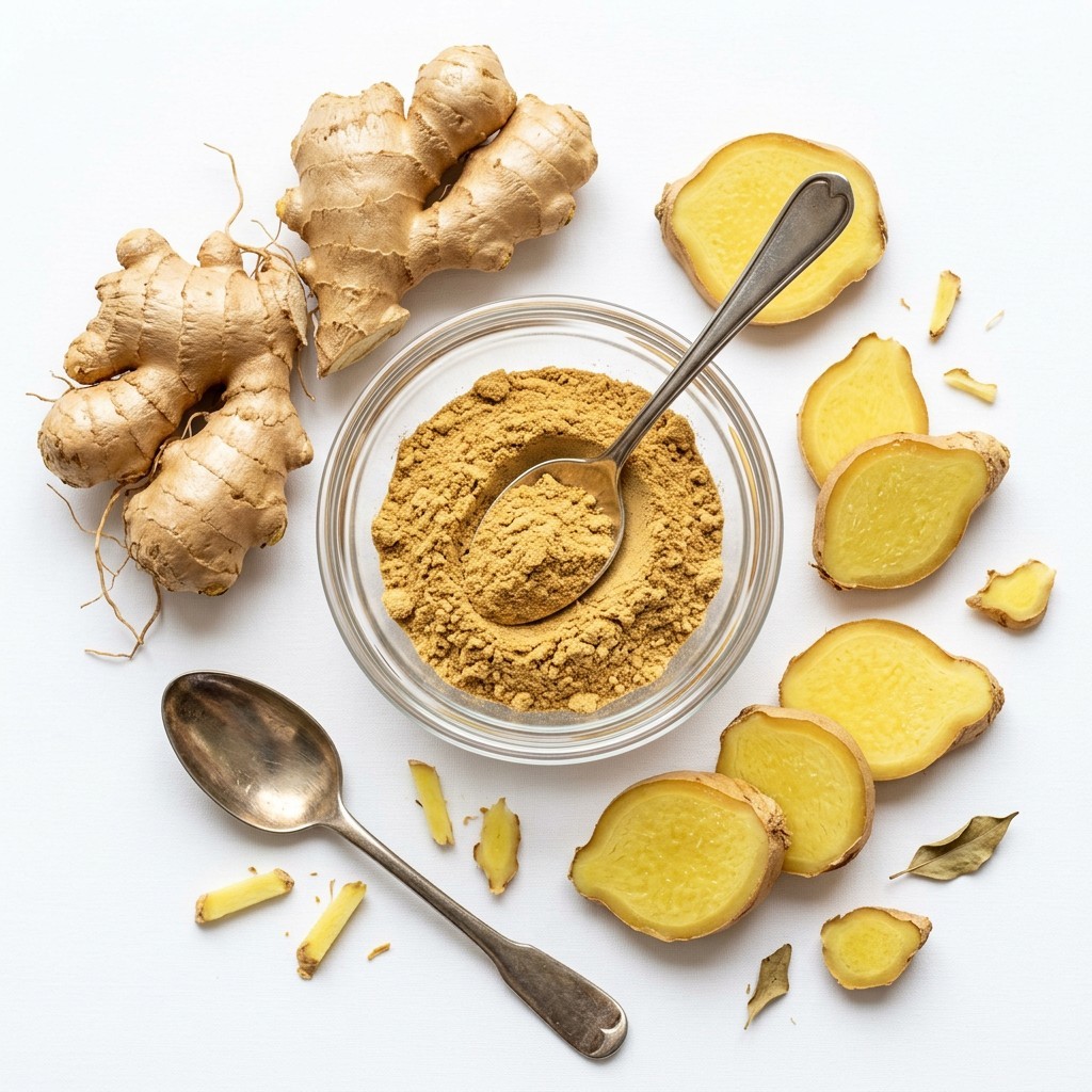 Low Temp Air Drying Ginger Powder Potent Bioactive Spice Concentrate