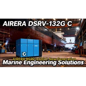 AIRERA DSRV-132G C 132kW Permanent Magnet Variable Speed Screw Air Compressor