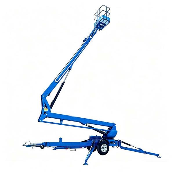 10M-20M Hydraulic Diesel Telescopic Boom Lift Mobile Self Propelled Cherry Picker