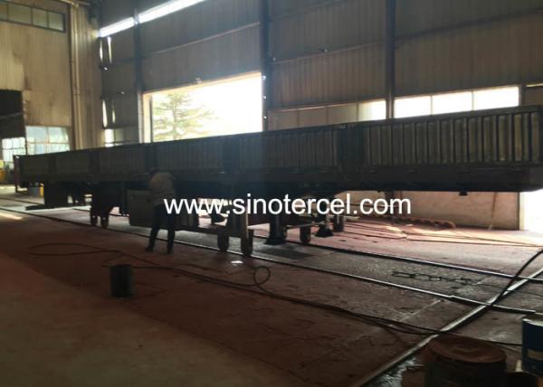 Suspension Mechanical Fence Semi Trailer 53 Feet Bulk Cargo Semi Trailer  