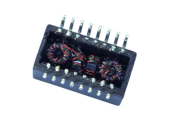 S558-5500-67 10 / 100 Base - T Ethernet MagneticTransformer With PoE + LP41699ANL