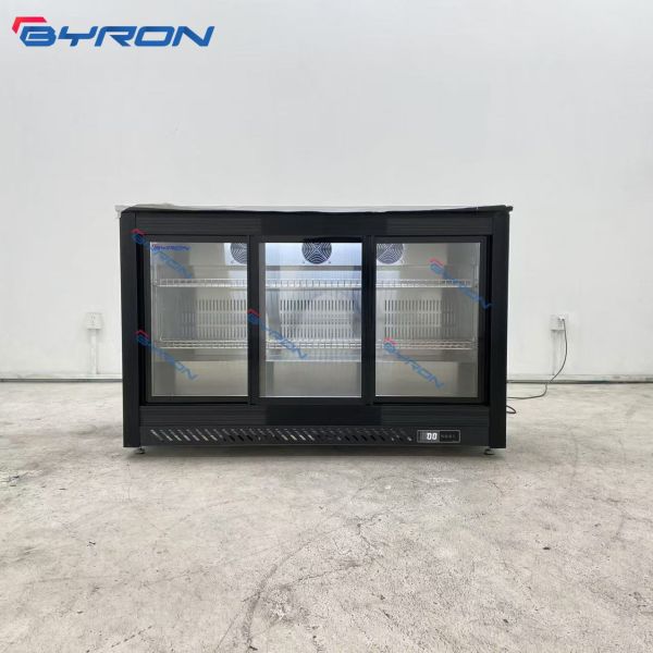 Customization Beverage Cooler Refrigerator Glass Door Beverage Cooler