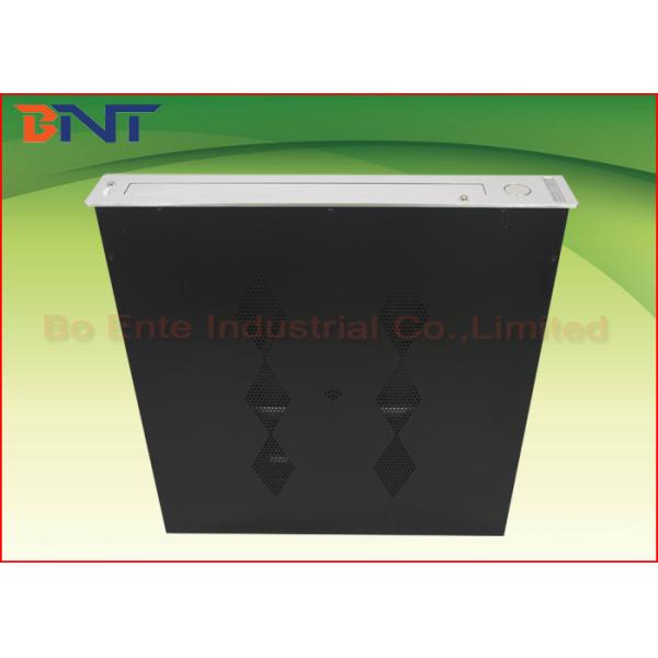 FHD 15.6 Touch Screen LCD Monitor Motorized Lifting Up Mechanism With Automatic Microphone