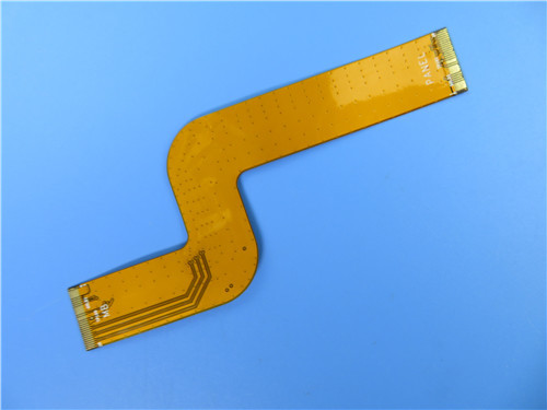 Multilayer Flexible PCBs be freely bent, wound, folded Polyimide PCBs at 0.25mm Thick With Immersion Gold