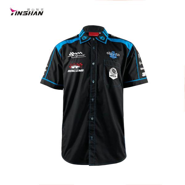 Vestuário desportivo inclusivo de gênero Logotipo de bordado personalizado Wicking Golf Camisa desportiva simples