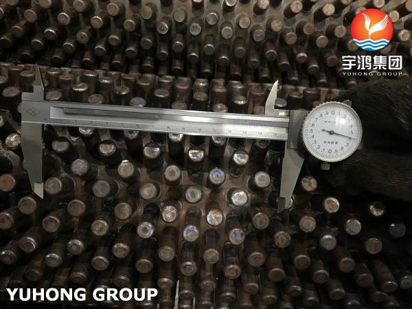 P11 Alloy Steel Stainless Steel Finned Studded Tube Pipe For Fired Heater Oil Refinary