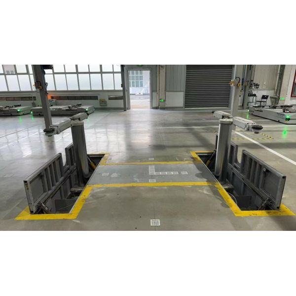 AA4C Inground Car Lift 2 Columns Vehicle Hoist  For Car Washing 5000kg With Coverplate L5800(B)