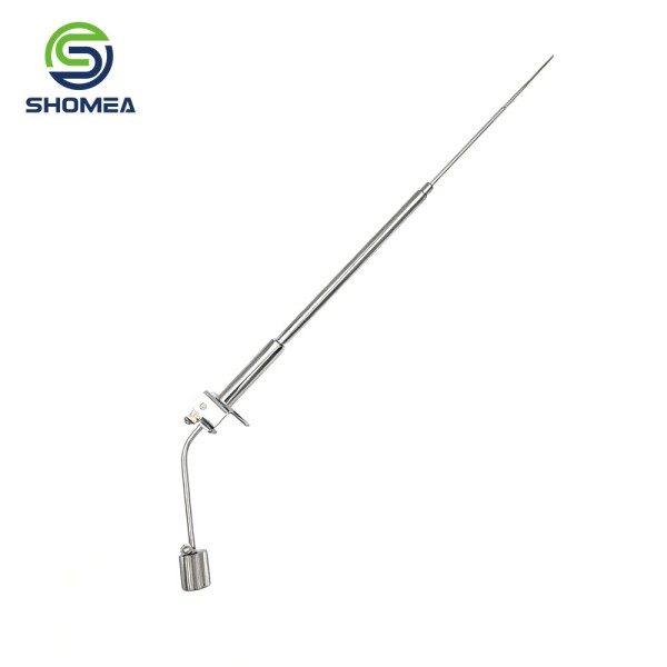 SHOMEA Medical-Grade Stainless Steel Adjustable Side-Sampling Probe with High Polishing