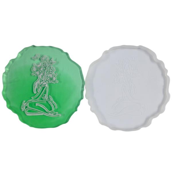 Irregular Shape Silicone Resin Mold Poxy Jewelry 3D Coaster Moulds