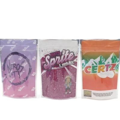110 mícrons de PE inferior liso do malote que grava sacos Resealable do zíper