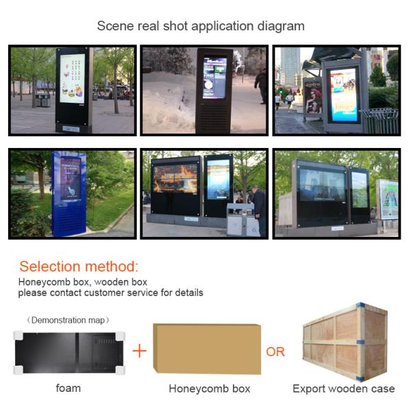 Стекло слепимости киоска Синьяге цифров экрана касания анти- 32 дюйма на открытом воздухе с камерой