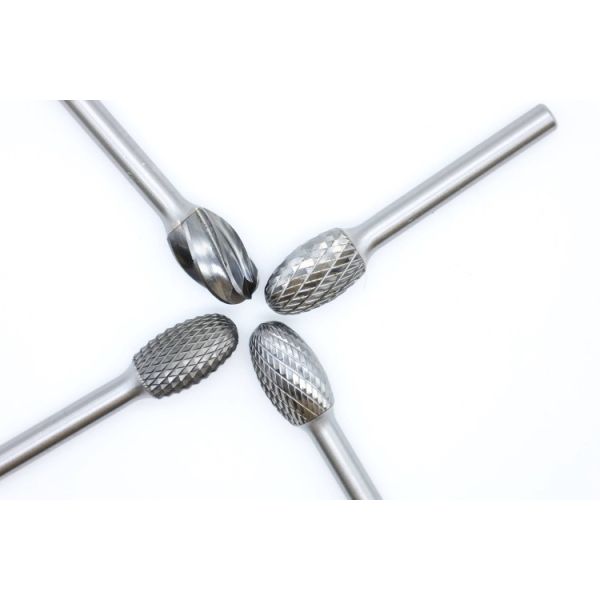 SE-5ZM Oval Diamond Cut Carbide Rotary Burr - E122006 For High-Hardness Work