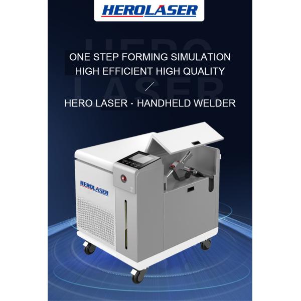 Purple Horn 3000W Handheld Fiber Laser Welding Machine For Metal Stainless Steel
