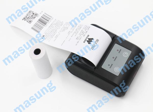 Mini tipo handheld de alta velocidade relação portátil do bluetooth do apoio da impressora térmica 58mm