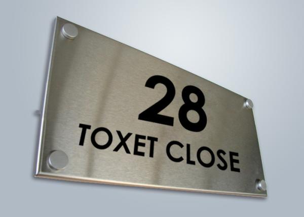 Beautiful Patterns Custom Stainless Steel Signs With Etching / Polishing / Polishing Processes