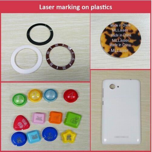 20W portable fiber laser marking machine for plastic PVC data matrix and barcode